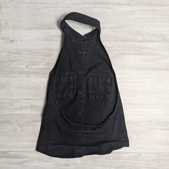 Triple Five Soul Open Back, Snap Front Halter Size M - Picture 2 of 3